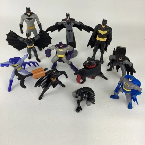 DC Comics Batman 11pc Figure Topper Lot Caped Crusader Gotham Fast Food Toys - Picture 2 of 8